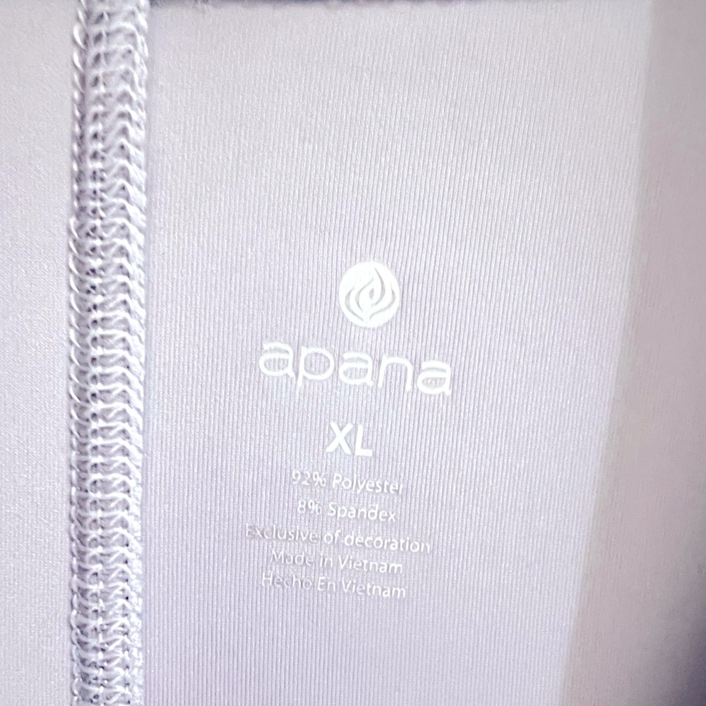 Apana Active Jacket Full Zip- Lavender-XL - Picture 3 of 5